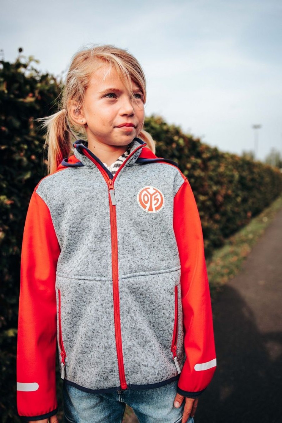 Bekleidung Mainz240 Jacken | Kinder Softshelljacke Logo