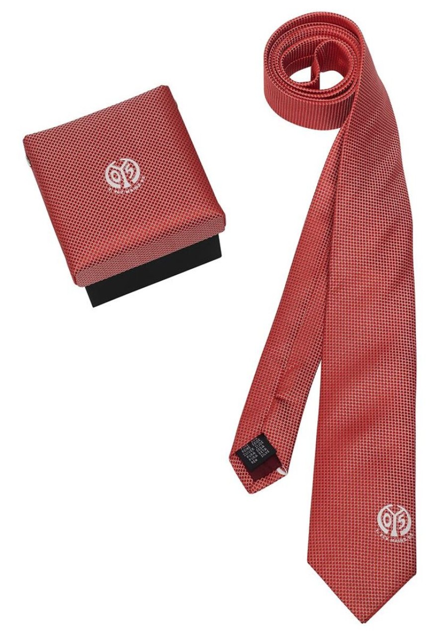 Bekleidung Mainz238 Accessoires | Krawatte Logo Rot